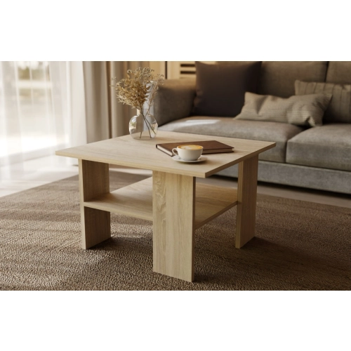 Stolik kawowy kwadratowy ST1 dąb sonoma 60x60 cm